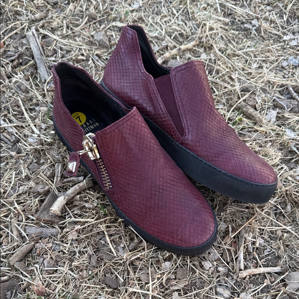 Stuart weitzman leather shoes